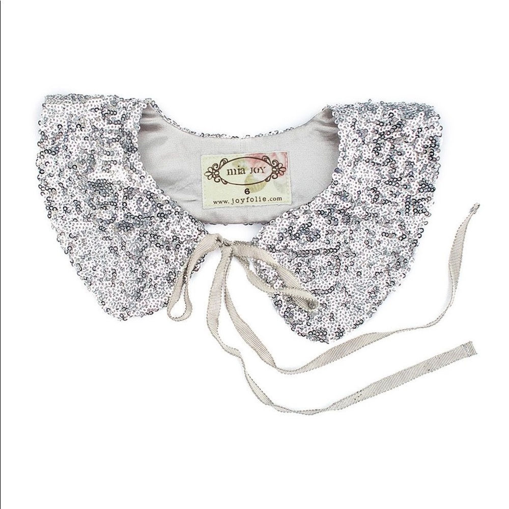 Silver joyfolie Peter Pan collar